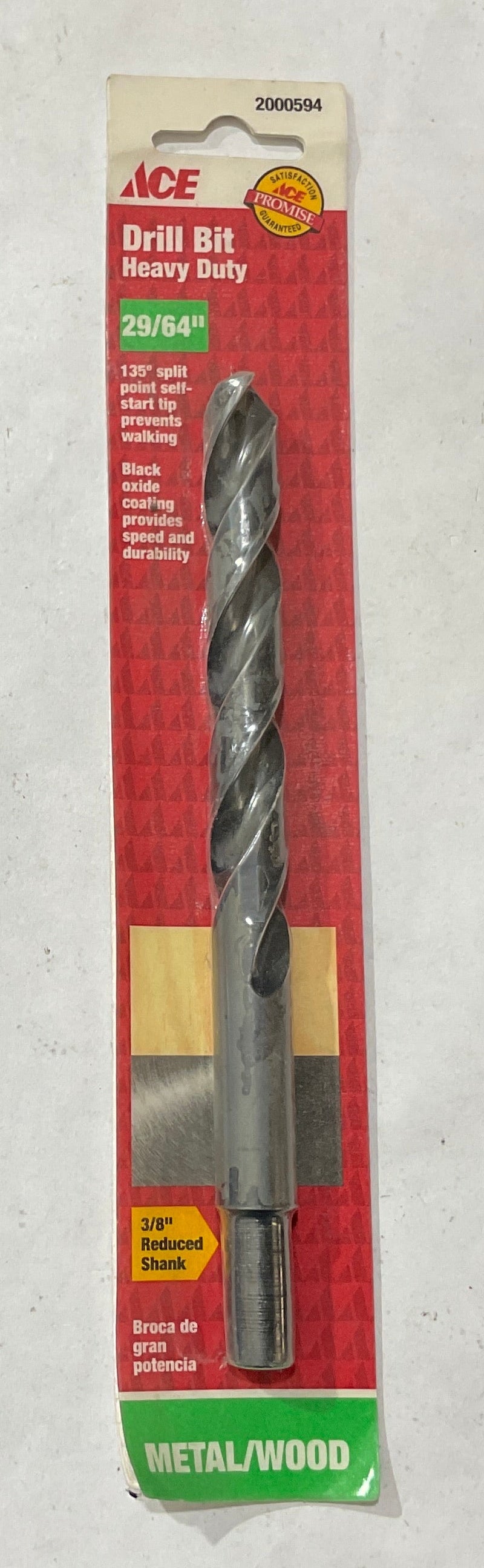 Ace 29/64" x 5-1/2" HD Metal/Wood drill bit 2000594