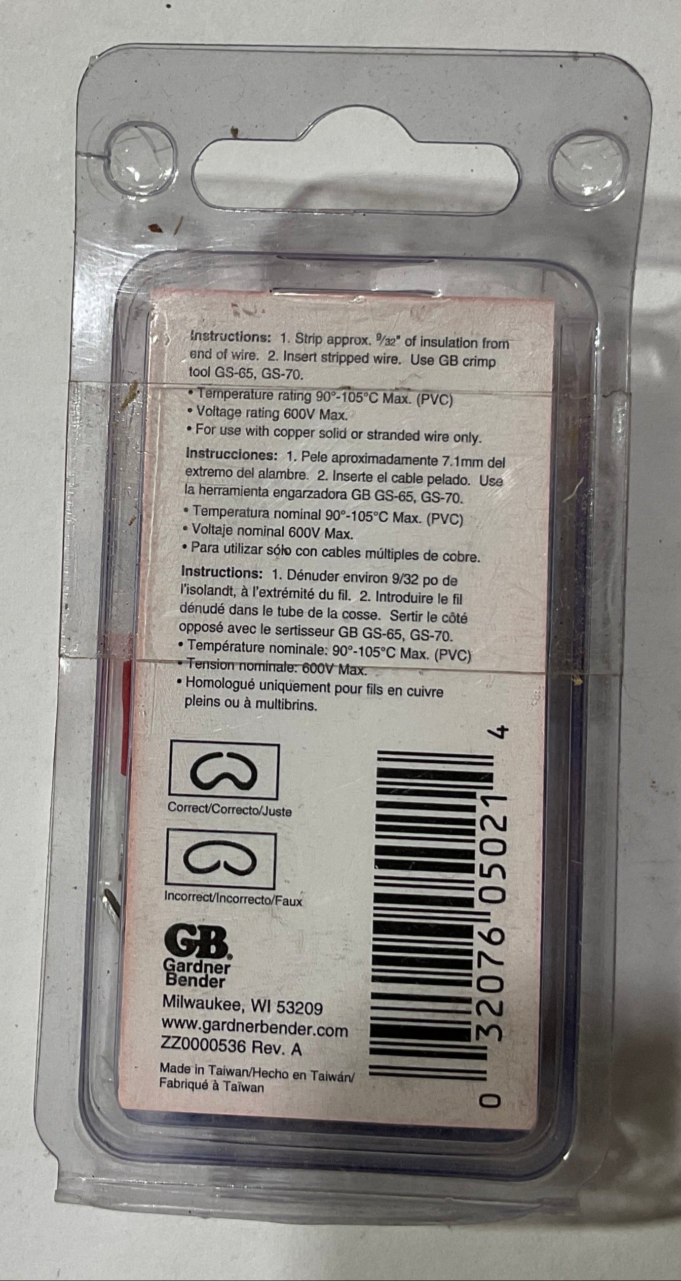 Gardner Bender 22-14 AWG Terminal assortment 17 pcs 20-170
