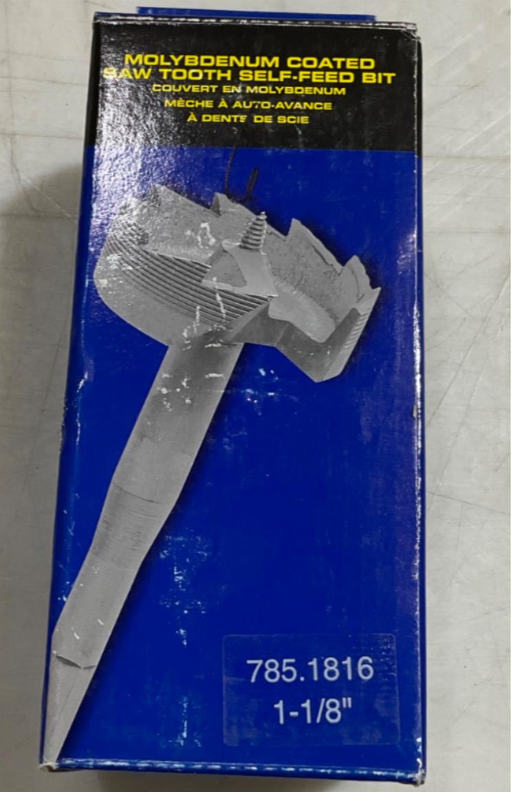 Mag-Bit 785-1816 1-1/8" Molybdenum coated Saw tooth/Self feed bit