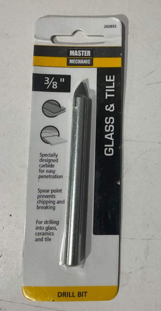 Master Mechanic 282 855-1 Carbide Tipped 3/8" Glass & Tile Drill Bit