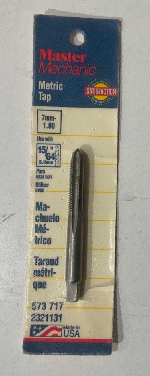 Master Mechanic 573 717 7mm-1.00 Metric Tap USA