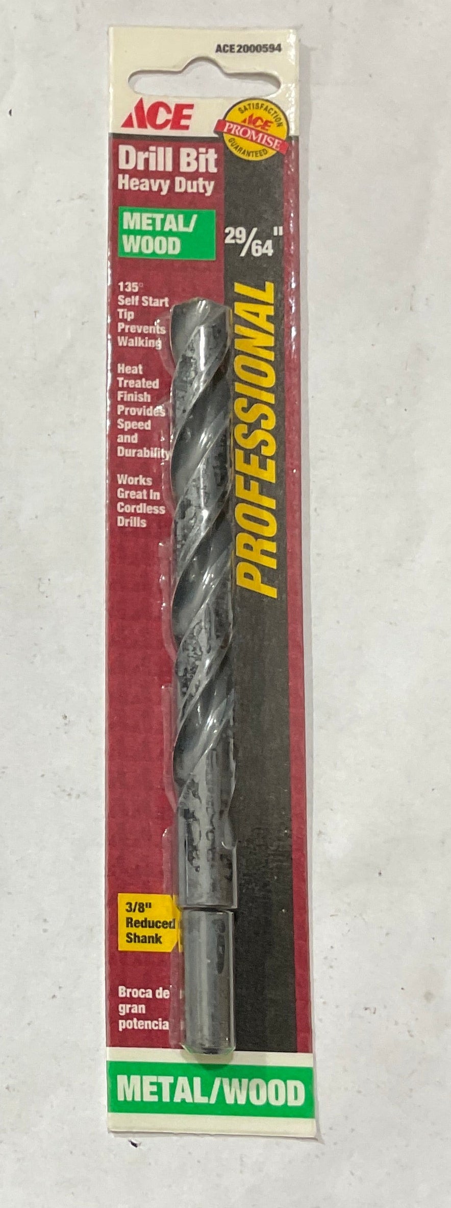 Ace 29/64" x 5-1/2" HD Metal/Wood drill bit 2000594