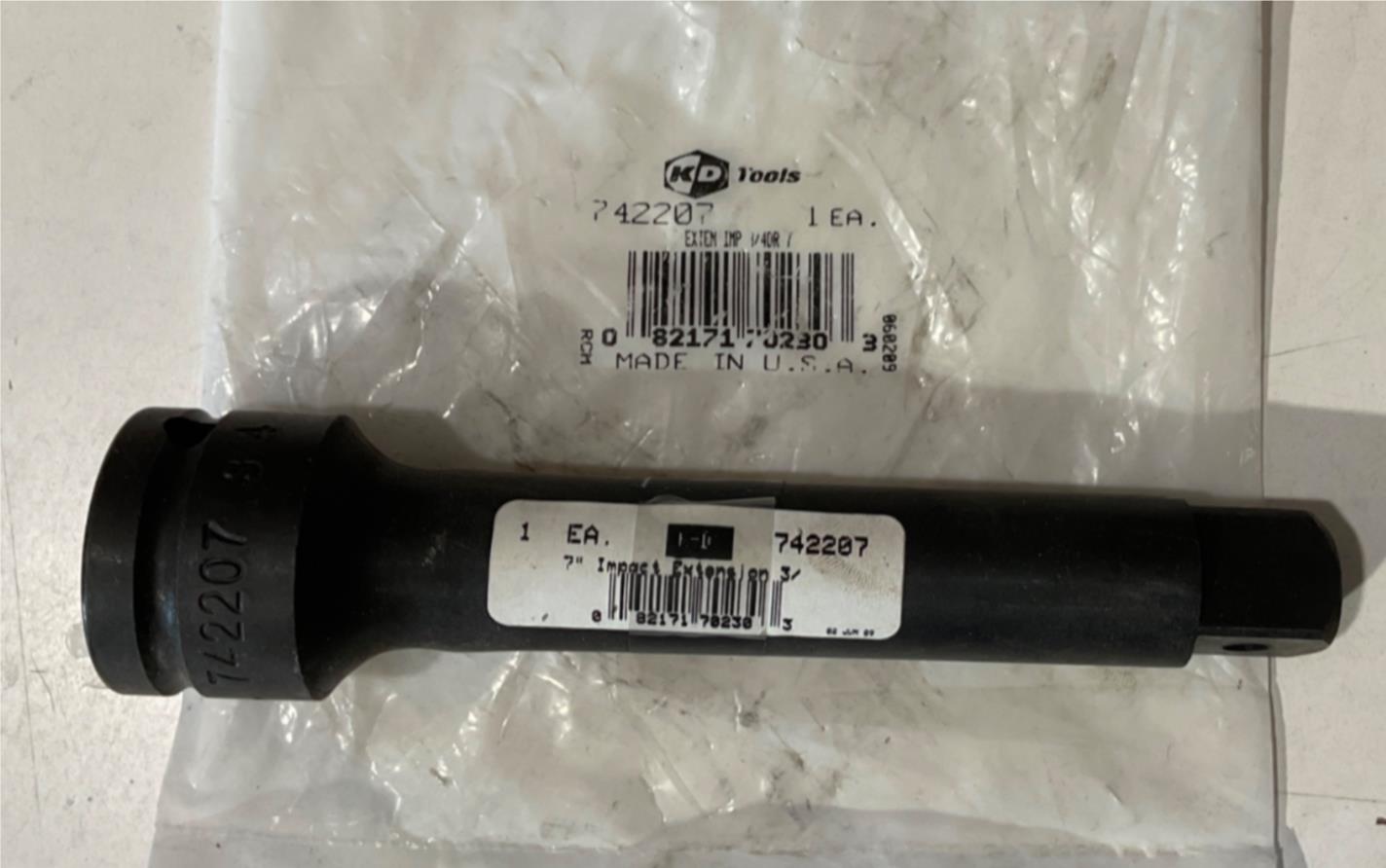 KD 742207 3/4" Dr 7" Impact Extension USA #50