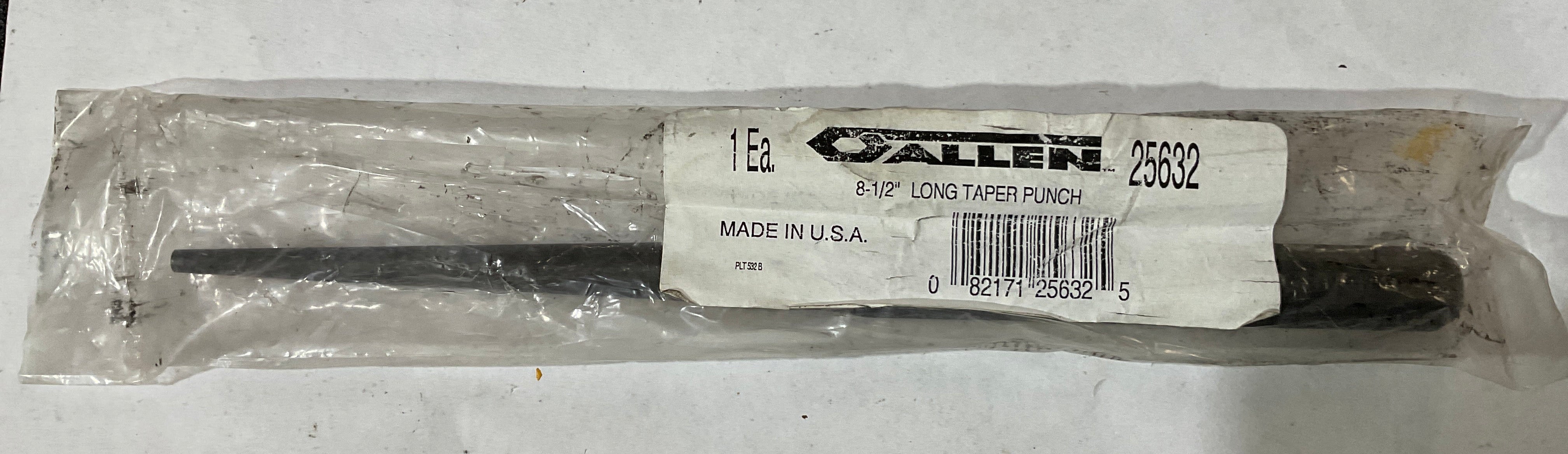 Allen 8-1/2" Long Taper Punch 25632 USA #I-68