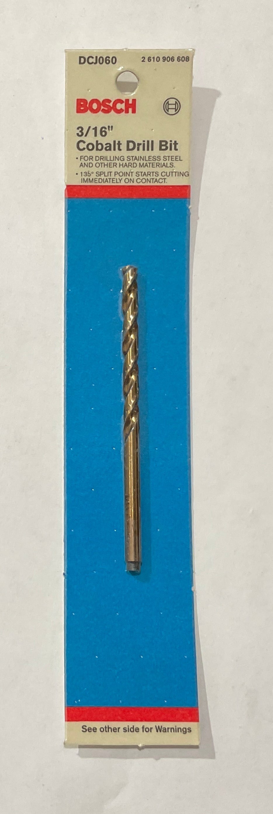 Bosch 3/16" x 3-1/2"" Cobalt Drill Bit DCJ060 USA