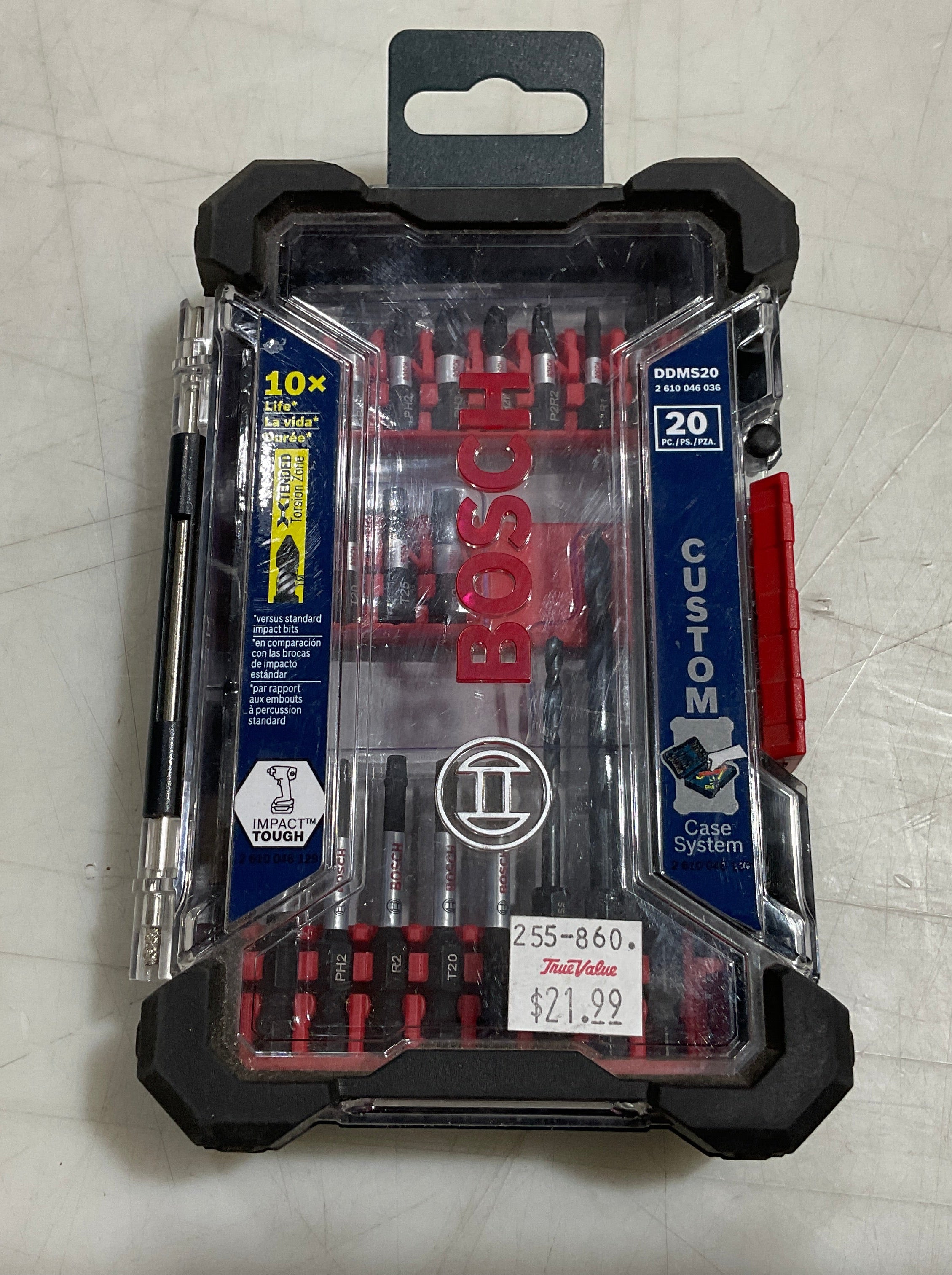 Bosch DDMS20 20pc Black Oxide impact bits with case #21