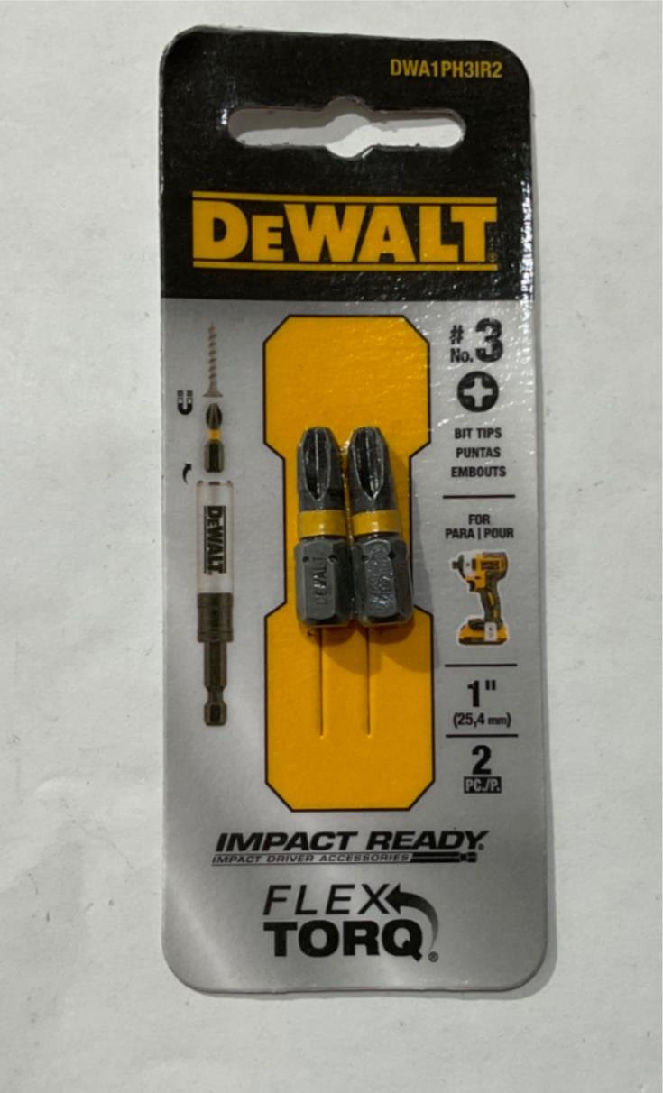 DeWalt DWA1PH3IR2 #3 FlexTorq 2pk #I-81
