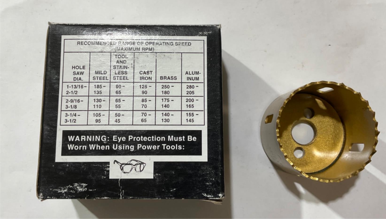Lawson 85855 2-1/8" Bi-Metal Hole Saw