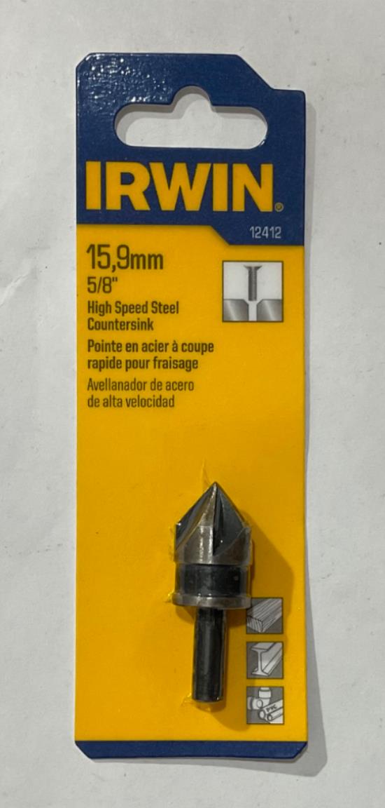 Irwin 12412 5/8" HSS Countersink #I-93