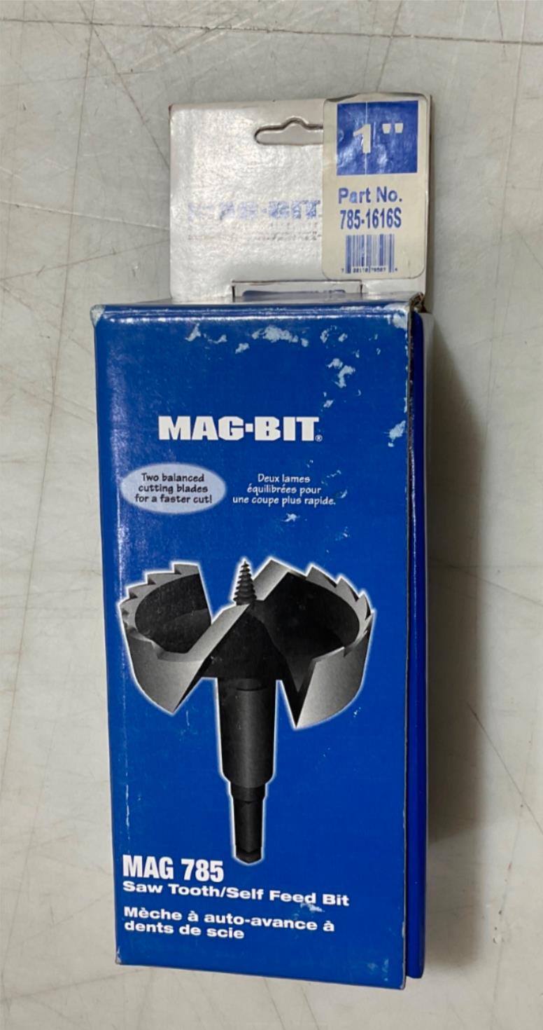 Mag-Bit 785-1616S 1" Saw tooth/Self feed bit
