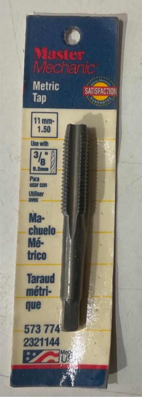 Master Mechanic 573 774 11mm-1.50 Metric Tap USA