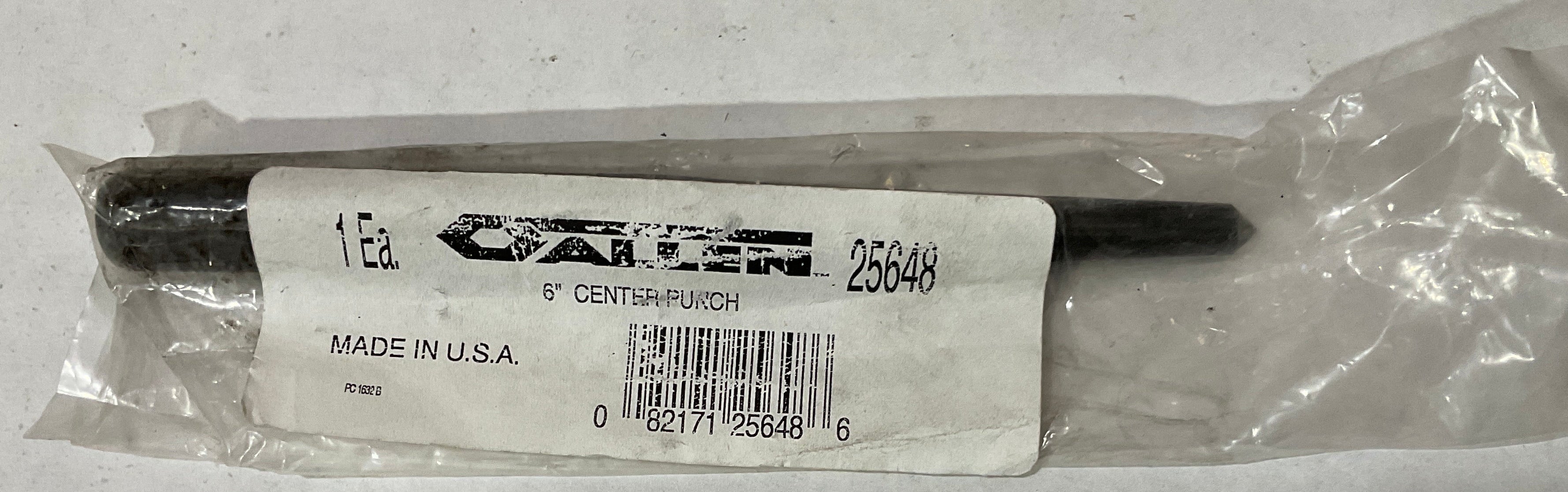 Allen 1/4" x 6" center punch 25648 USA #I-110