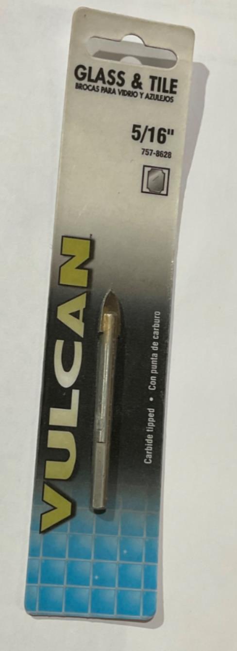 Vulcan 757-8628 5/16" Glass & Tile carbide tipped drill bit