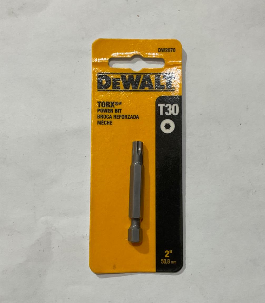 DEWALT DW2670 T30 Power Bit 2-Inch Star Power Bit #I-78