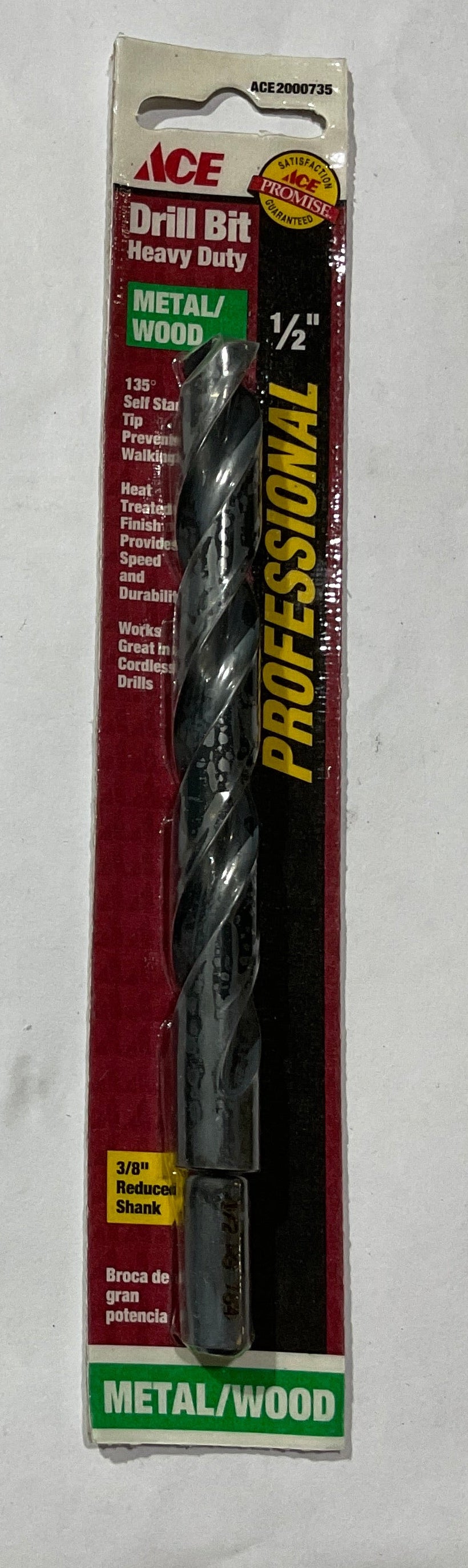 Ace 2000735 1/2" x 6" HD Professional Drill Bit USA