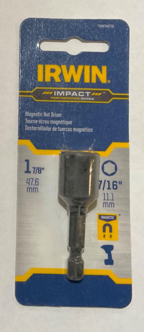 Irwin IWAF34212 1/2" Magnetic Nut Driver #I-17