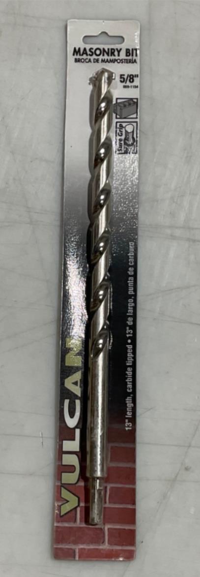 Vulcan 069-1154 5/8" x 13" Carbide tipped Masonry bit