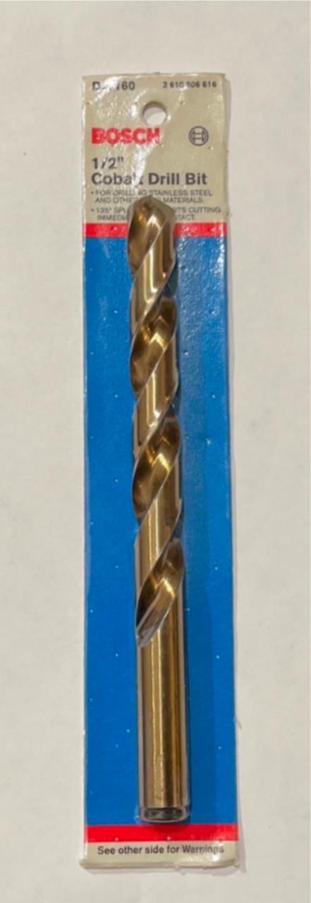 Bosch 1/2" x 6" Cobalt drill bit DCJ160 USA