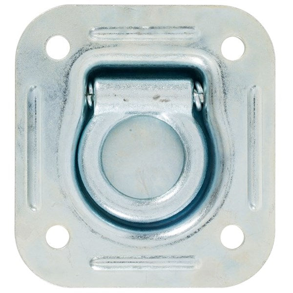KEEPER 4-7/16-in 1,666-lb Recessed Square Flip Ring Tie-Down Anchor Point 89526