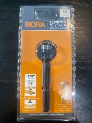 Bora 3/4" Tempest Forstner Drill Bit 3/8" Shank Austria 00972