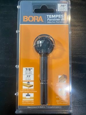 Bora 7/8" Tempest Forstner Drill Bit 3/8" Shank Austria 00973