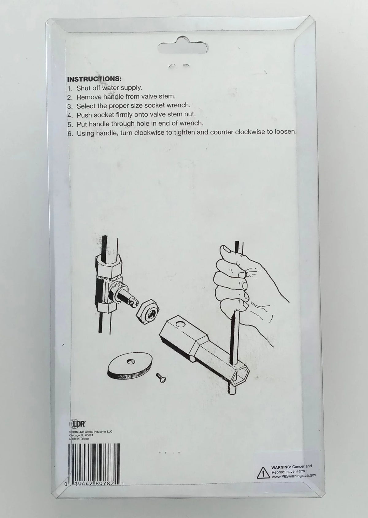 LDR Plumbing Socket Wrench Set, 10 Sizes - 511 1510