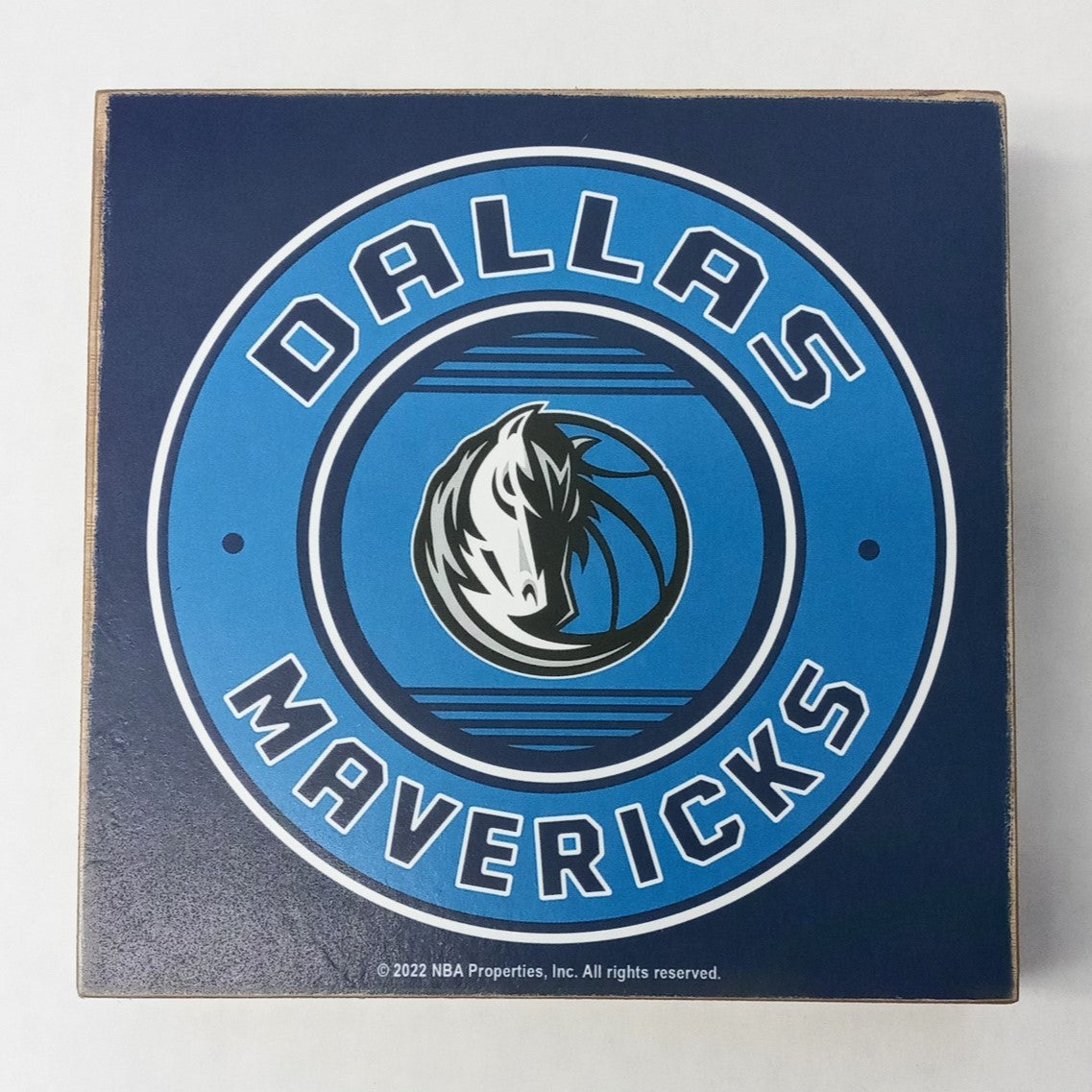 Open Road Dallas Mavericks Logo Deep Wood NBA Licensed 90209399