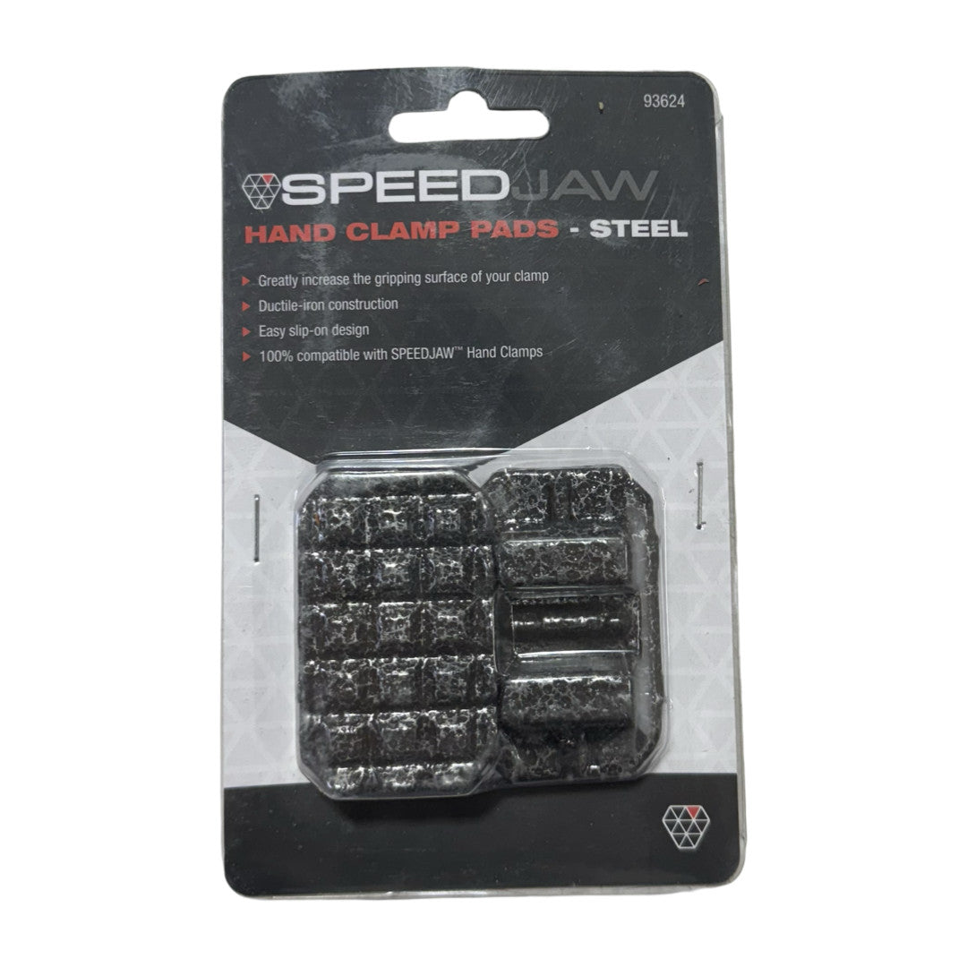 Steelman 2-Piece Ductile Iron Hand Clamp Jaw Pads Non-Marring 93624