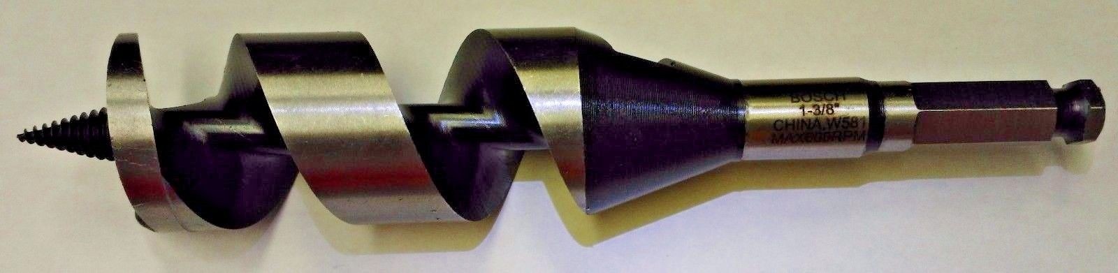 Bosch 1-3/8" x 7-1/2" Spur Auger Bit ASPST22