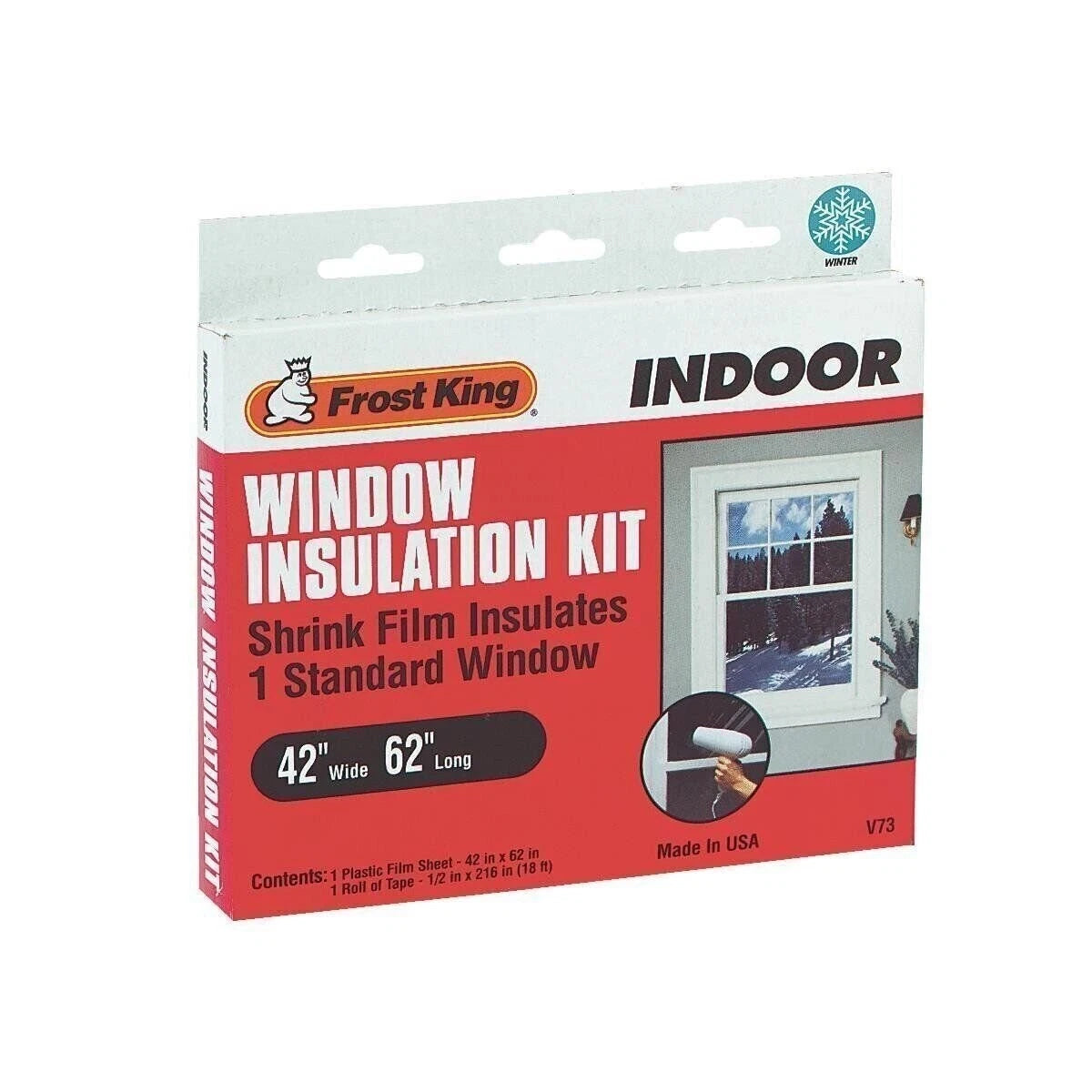 Frost King Shrink Film Window Kit 42" x 62" V73