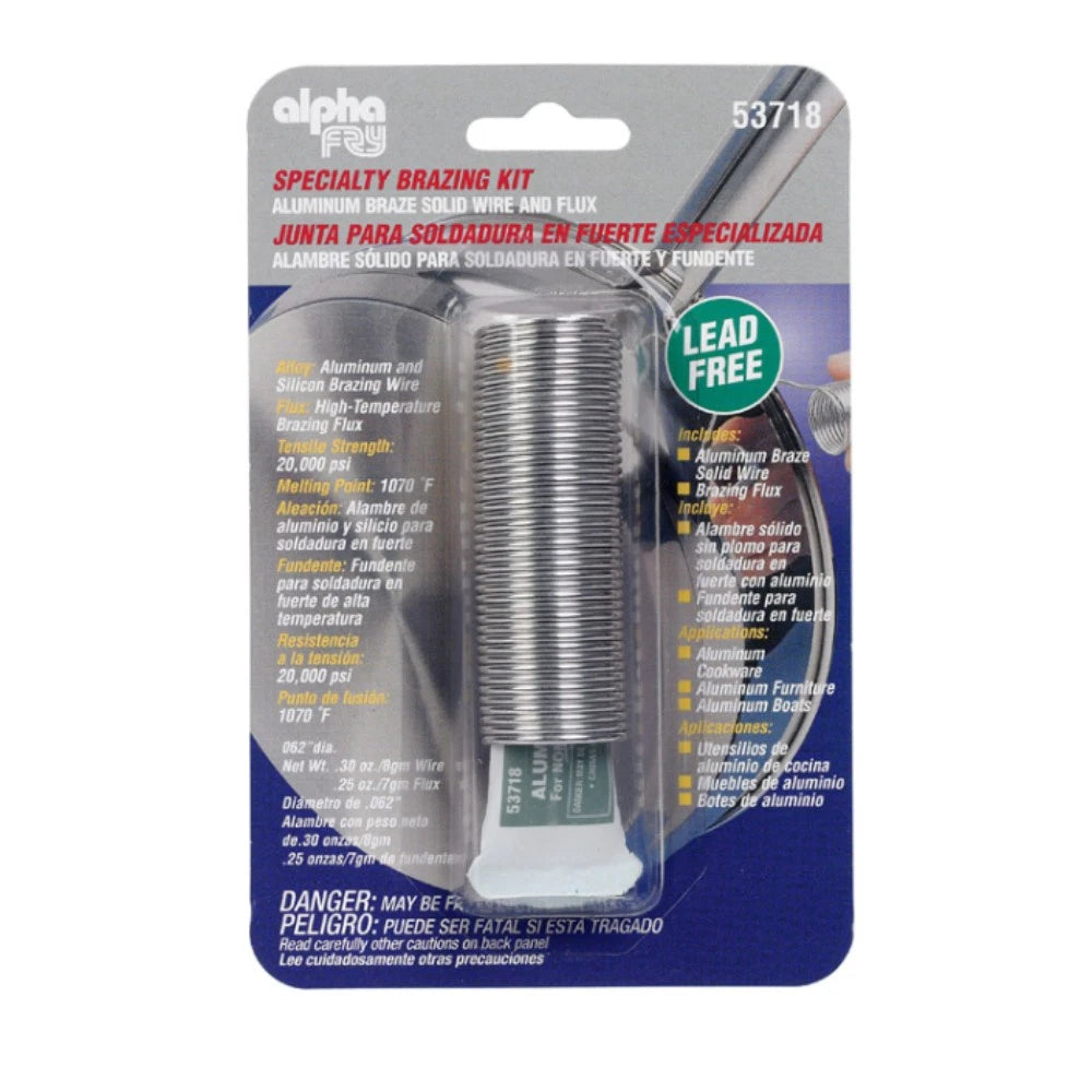 Alpha Fry 0.3 oz Lead-Free Specialty Brazing Kit 0.062 in. D 1 pc 53718