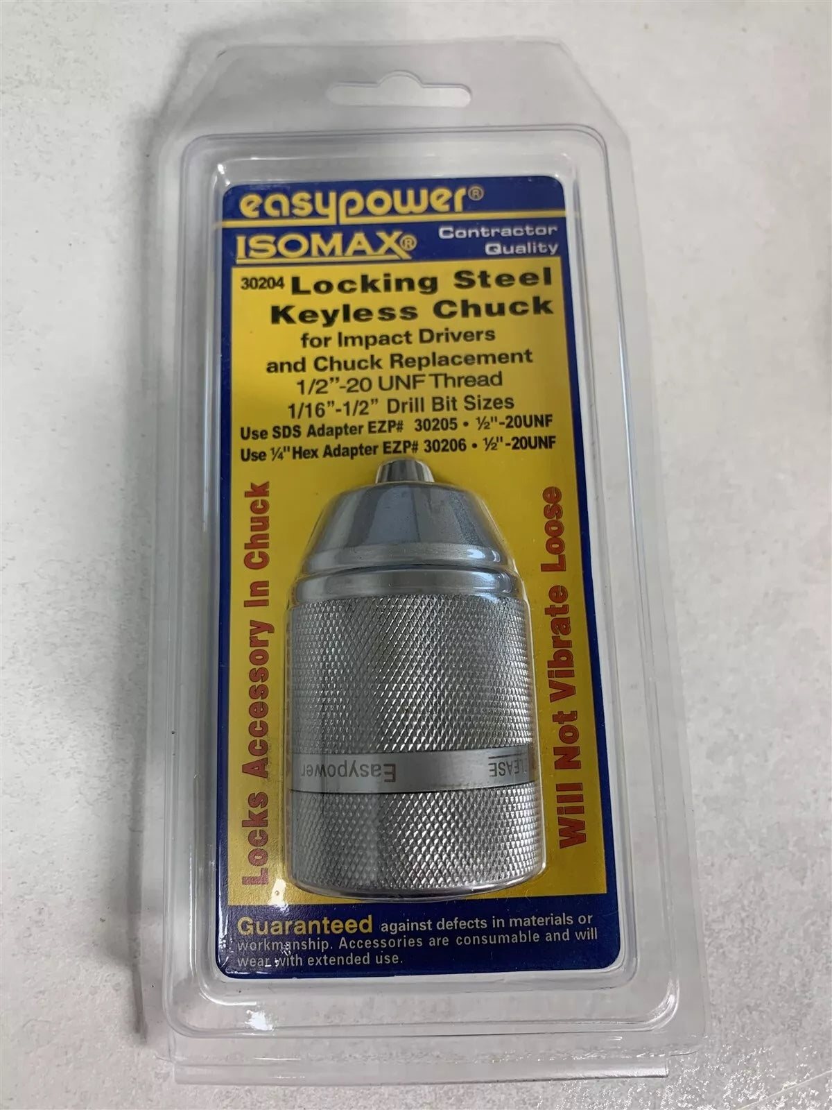 EasyPower 30204 Isomax 1/2" Keyless Impact Chuck