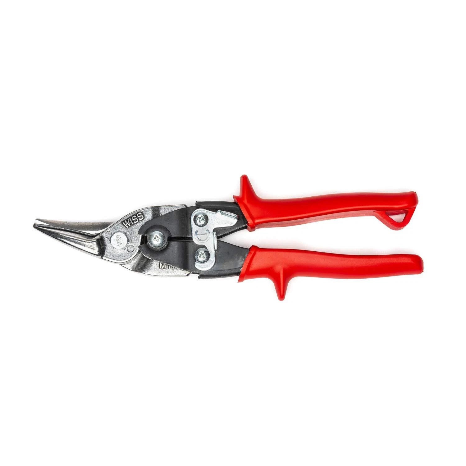 Crescent Wiss Metal Master Aviation Snips Red Handles 18 Gauge Steel Cutting