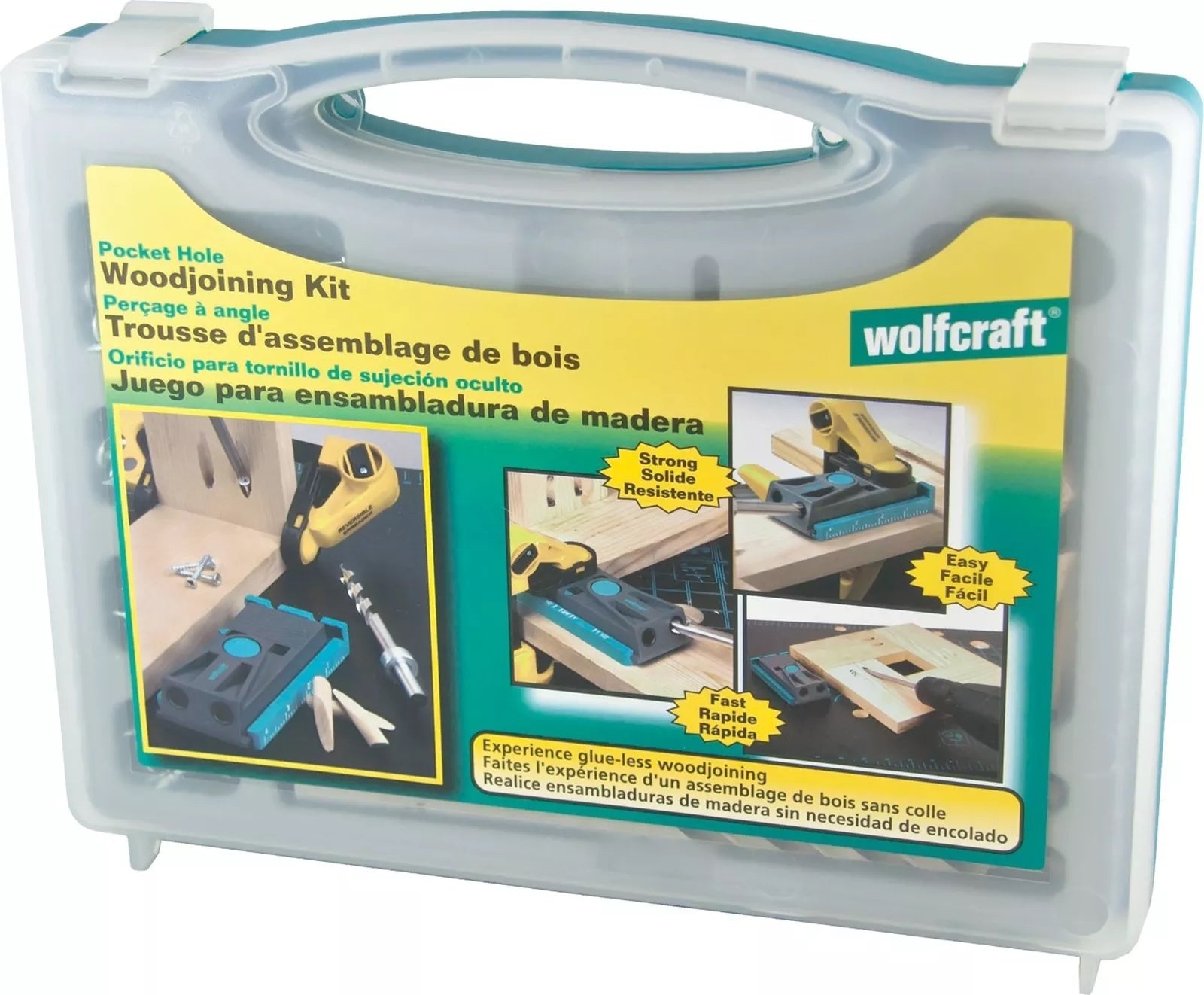 Wolfcraft Pocket Hole Woodjoining Jig Kit 4643404