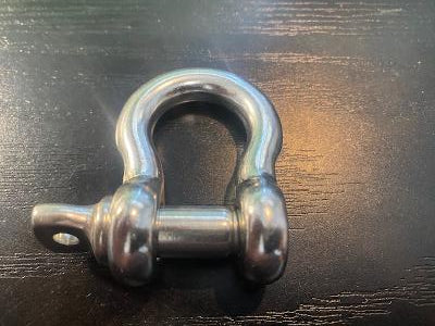 Campbell Anchor Shackle Screw With Pin SS 316-NM 3/8" S0116-FS10