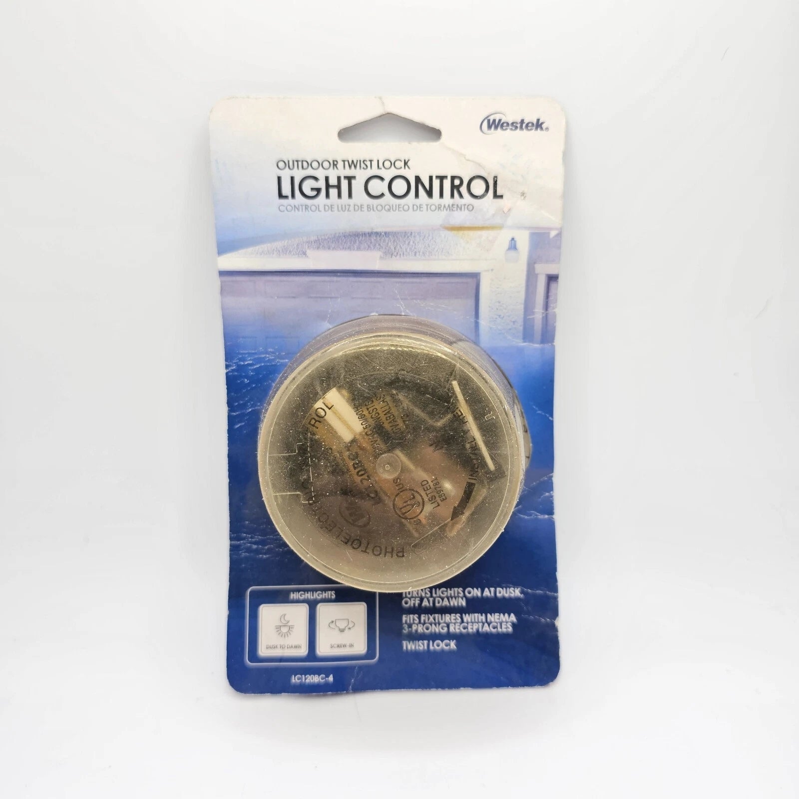 Westek Commercial Twist Lock Light Control LC120BC-4