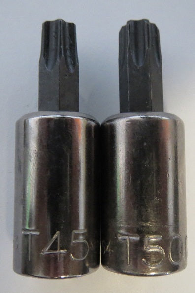 Kobalt 22363Set 2 Piece 3/8" Drive Torx Bits T45 and T50 USA
