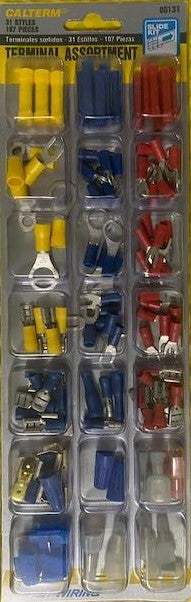 Calterm 05131 107 pc Assorted SlideKit Terminals