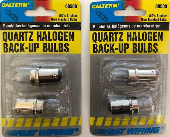 Calterm 08500 Quartz Halogen Back Up Bulbs 2 - 2 Packs