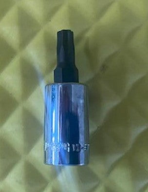 Armstrong 10-878 1/4" Drive T27 Standard Length Torx Driver Socket USA