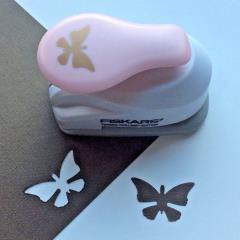 Fiskars 105220-1002 BUTTERFLY Teresa Collins Large Lever Paper Punch Scrapbookin