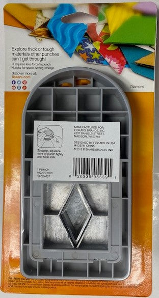 Fiskars 109270 2" x 1" Diamond, Thick Punch