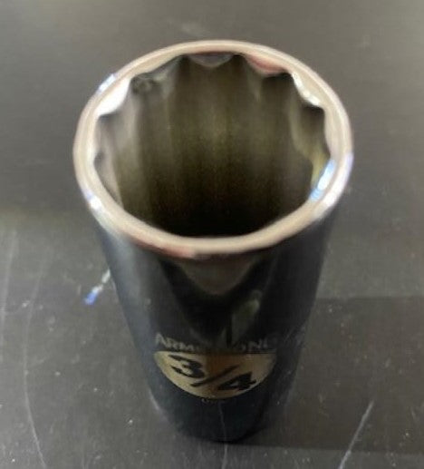 Armstrong 11-324 3/8" Drive 3/4" 12-Point Deep Socket USA
