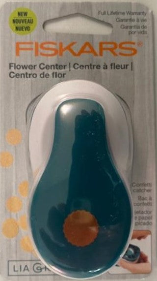 Fiskars 126800 Lia Griffith Flower Center Lever Punch