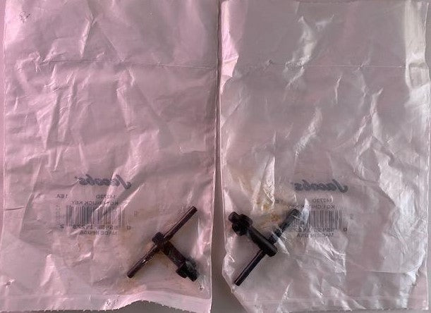 JACOBS 14273D Drill Chuck Key 2pcs. USA