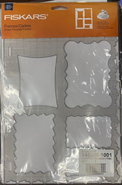 Fiskars 148590-1001 Shape Templates Frames Pack Of 3