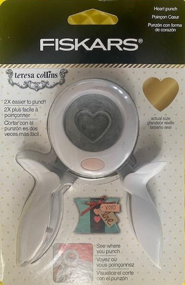 Fiskars 174550 Heart Squeeze Punch Teresa Collins