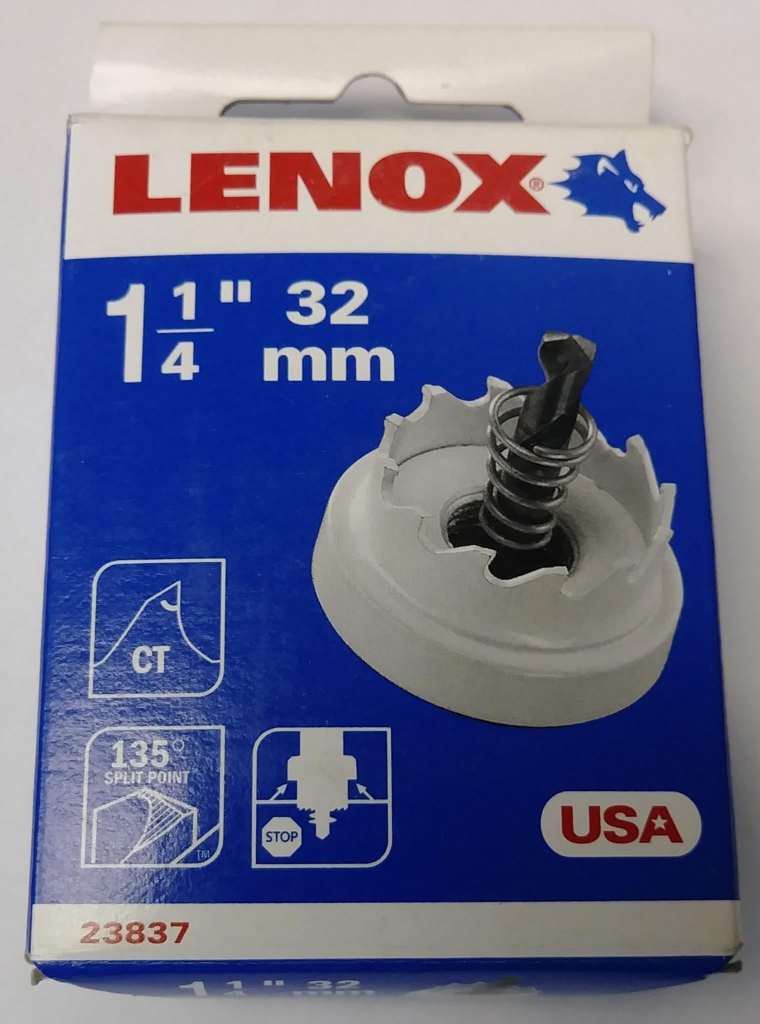 Lenox 23837 1-1/4" Carbide Hole Cutter Hole Saw USA
