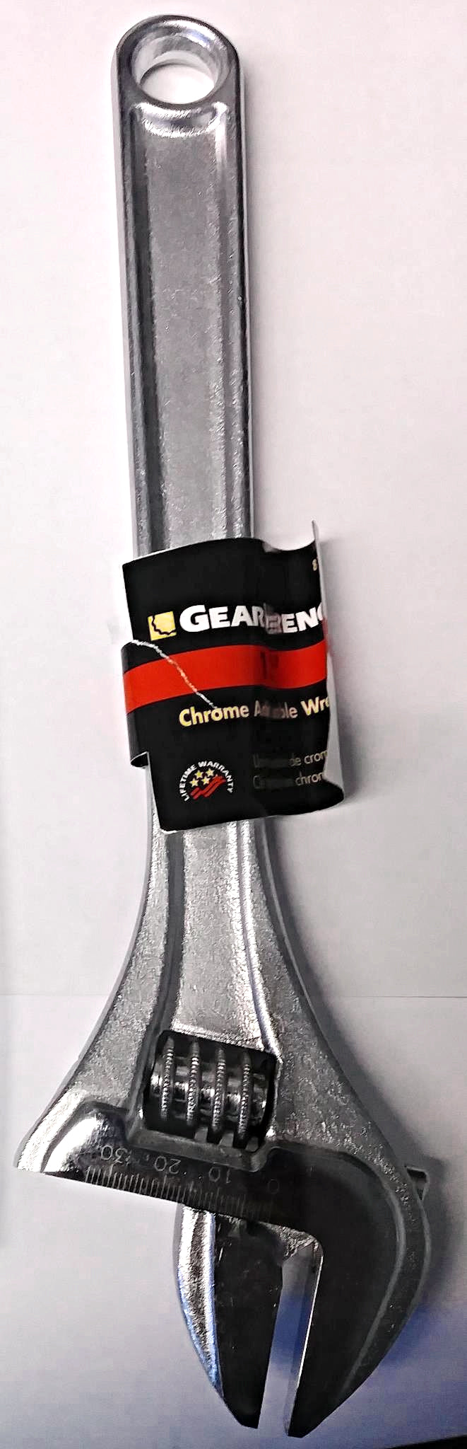 Gearwrench 81884 12" Chrome Adjustable Wrench