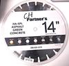 CHP HA14SPL1251 14" Diamond Blade for Asphalt and Green Concrete 1"/20mm Arbor